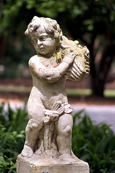 Sculpture of a cherub