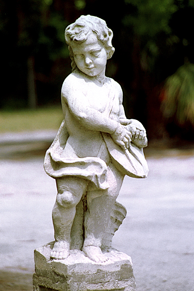 Sculpture of a cherub