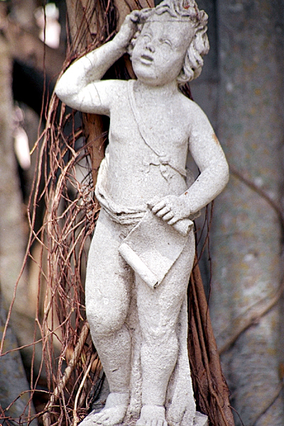 Sculpture of a cherub