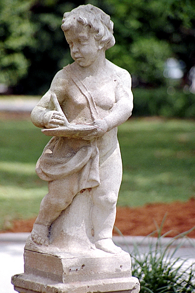 Sculpture of a cherub