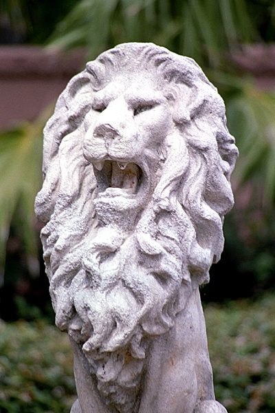 Sculpture of a lion