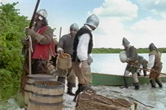 Soldiers Unloading Supplies