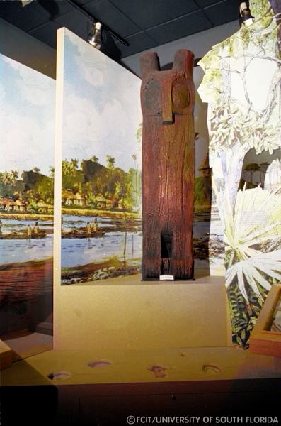 Wooden statue