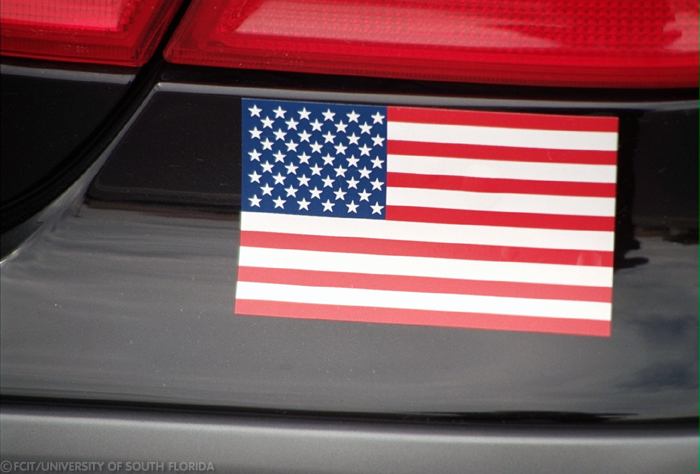 Flag sticker
