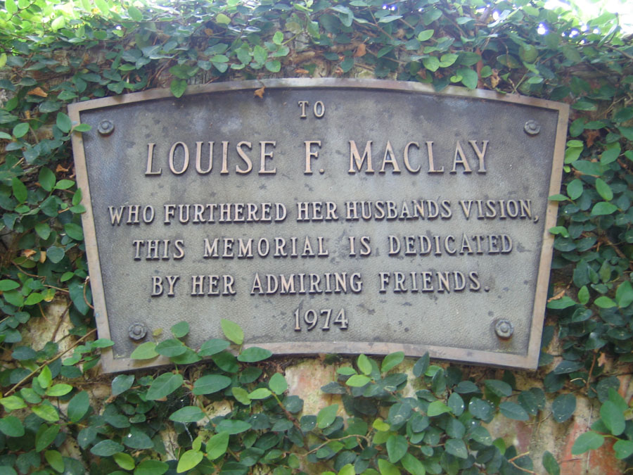 Memorial to Louise F. Maclay