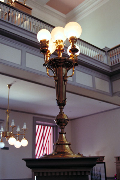 Light Fixture in Old State Capitol