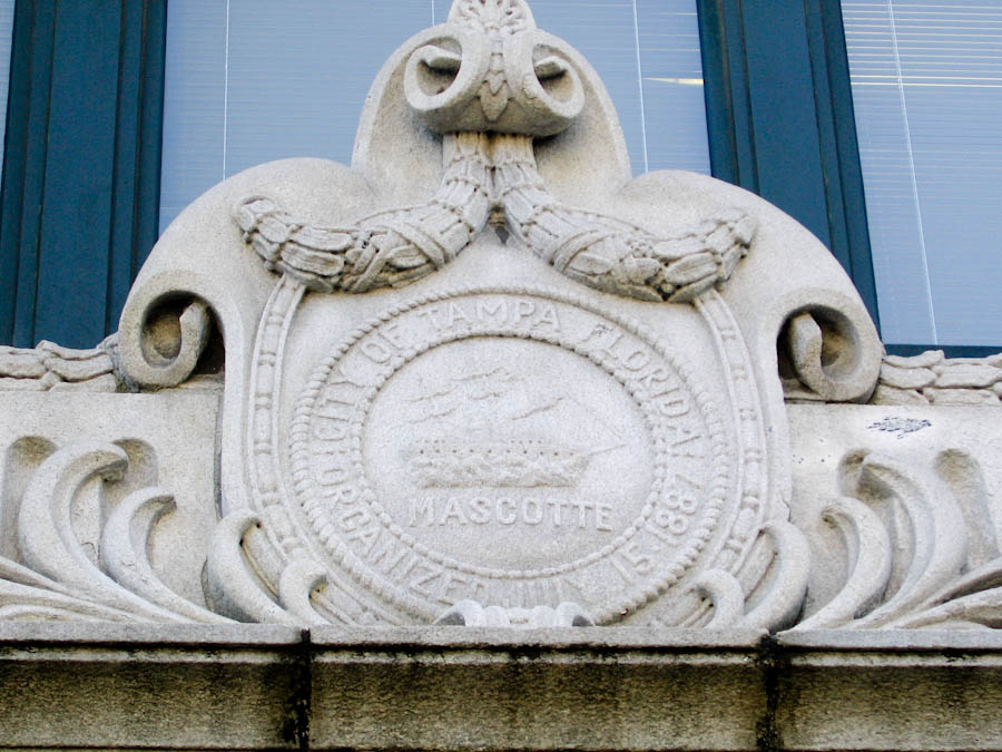 City of Tampa Seal above City Hall Entrance