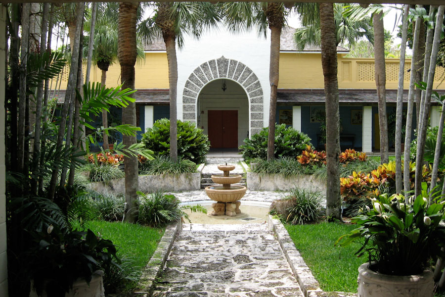 Courtyard of the Bonnet House