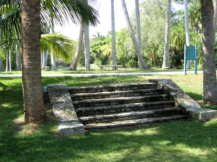 Stairs to Pavilion and Lily Pond