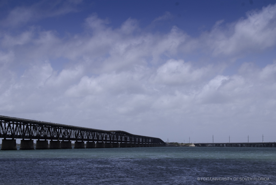 The Bahia Honda Bridge Over the Bahia Honda Channel