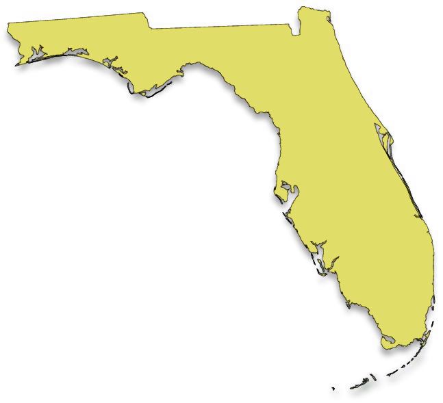 clipart map of florida - photo #34
