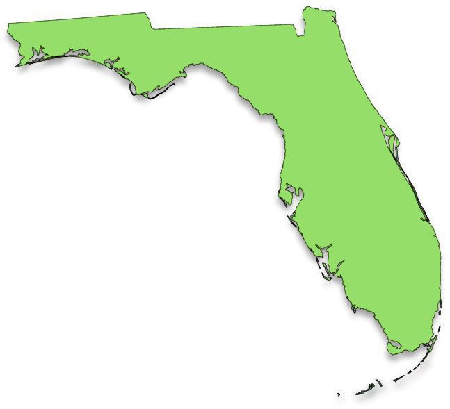 clipart map of florida - photo #4
