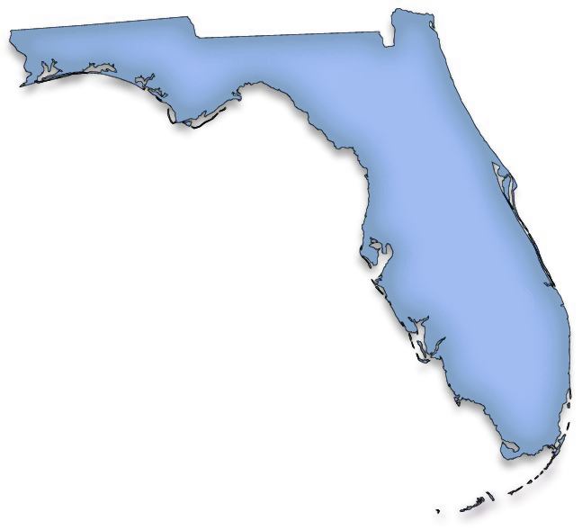 clipart map of florida - photo #7