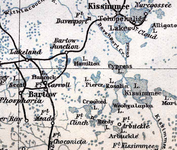 Map of Polk County, Florida, 1904