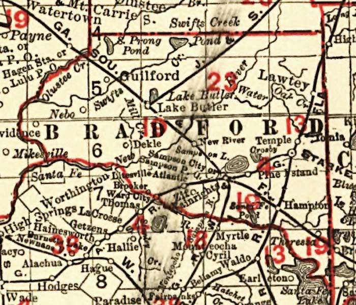 Bradford County, 1900