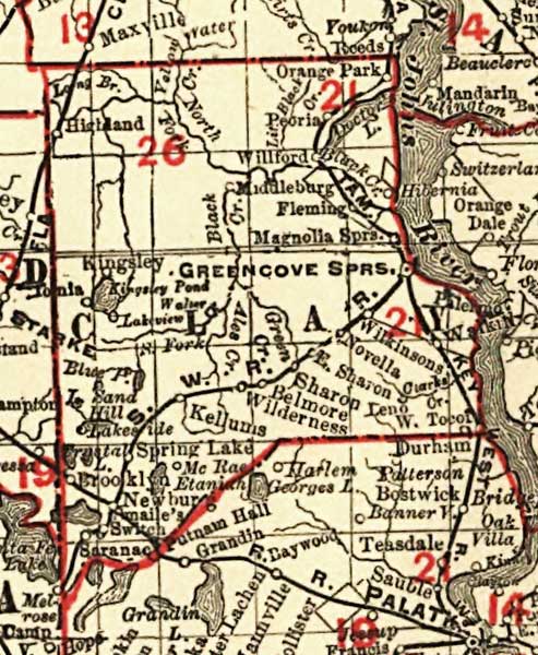 Clay County, 1900