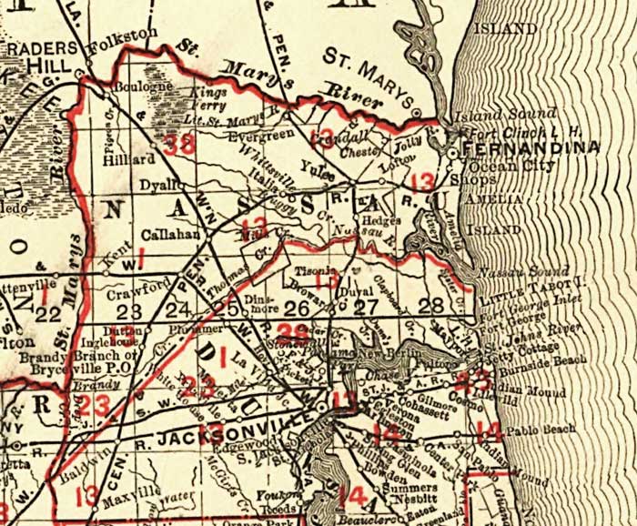 Nassau County, 1900