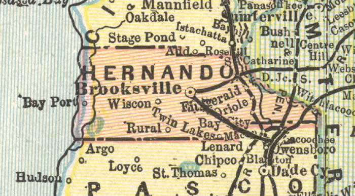 Hernando County, 1898