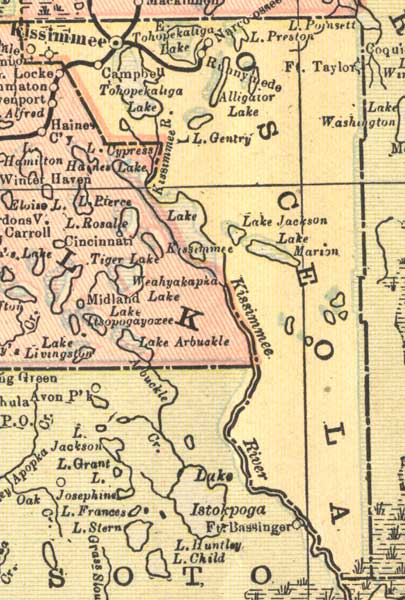 Osceola County, 1900