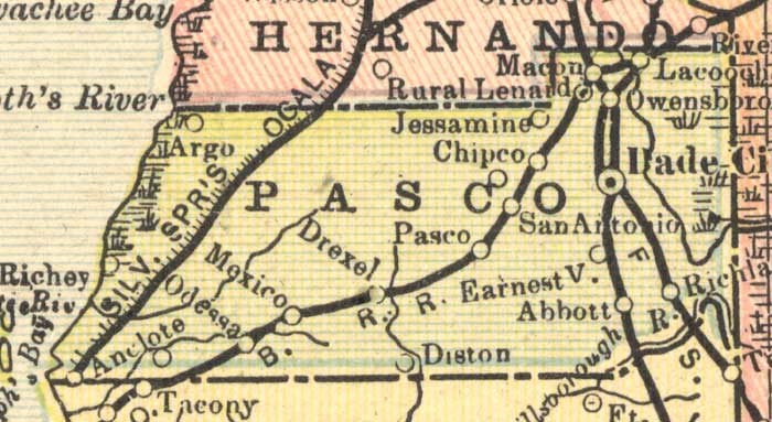 Pasco County, 1900