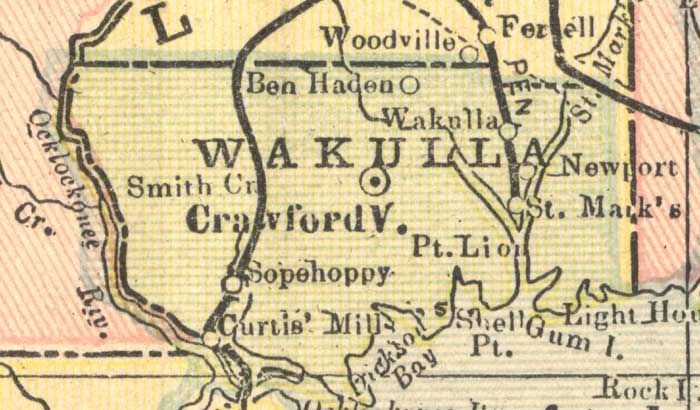 Wakulla County, 1900
