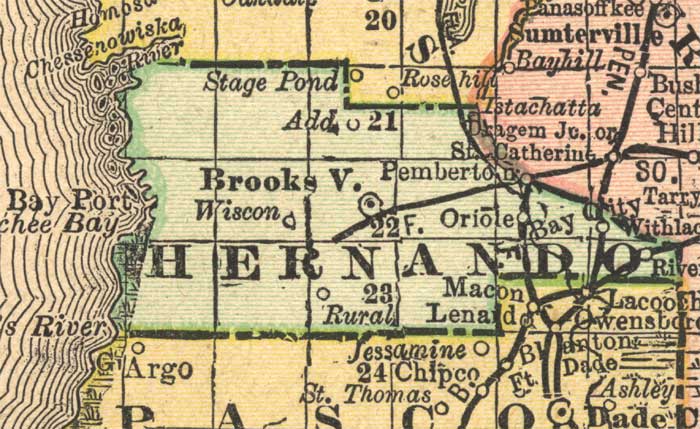 Hernando County, 1892