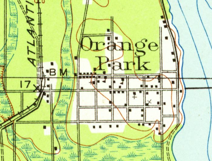 Map of Orange Park, Florida