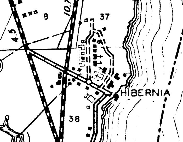 Map of Hibernia, Florida