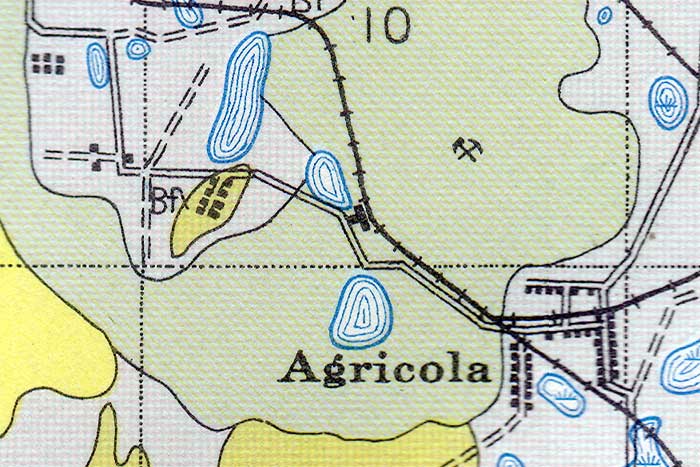 Map of Agricola, Florida