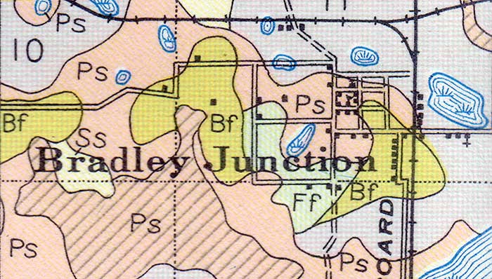 Map of Bradley Junction, Florida