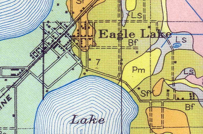 Map of Eagle Lake, Florida
