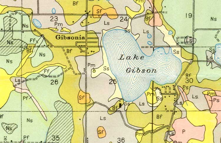 Map of Gibsonia, Florida