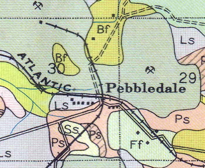 Map of Pebbledale, Florida