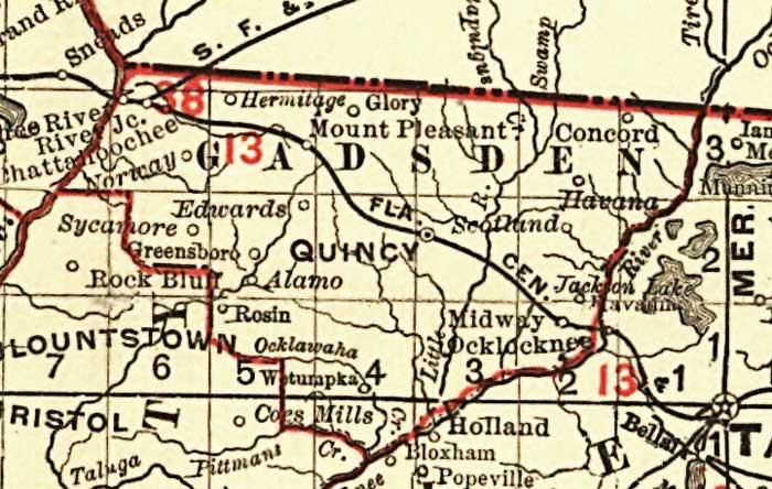 Florida Railroads - Gadsden County