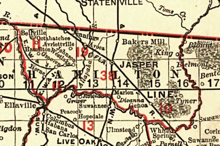 Florida Railroads - Hamilton County