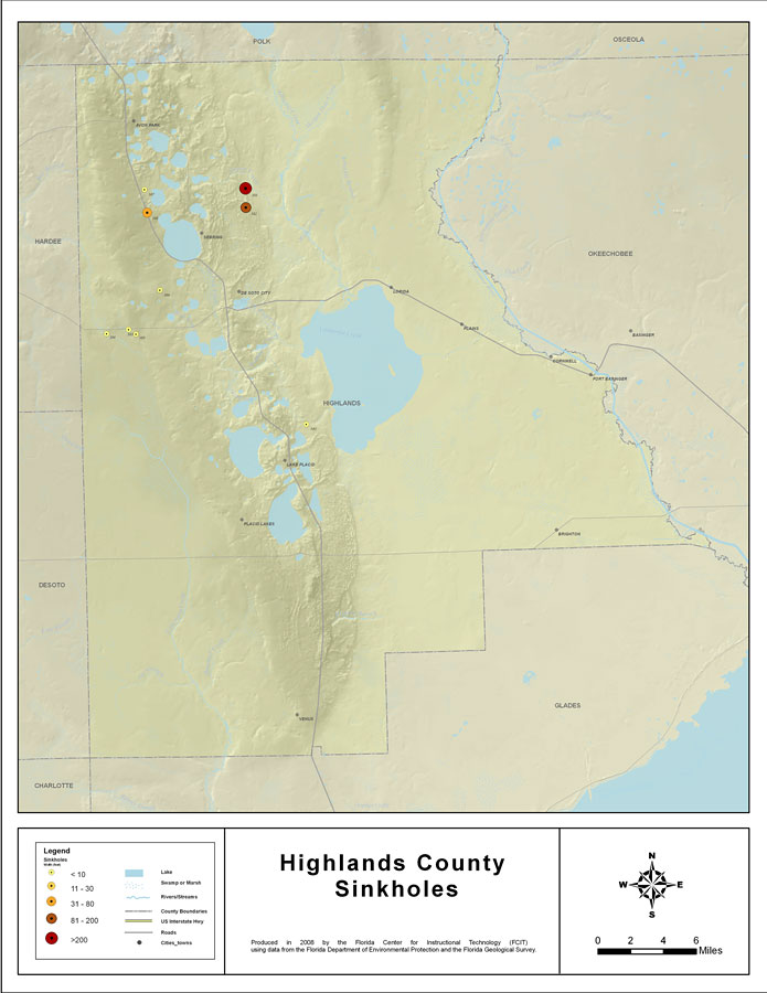 Sinkholes of Highlands County, Florida 