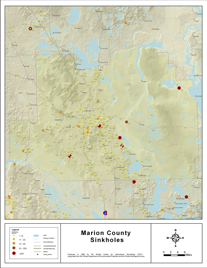 Sinkholes of Marion County, Florida 