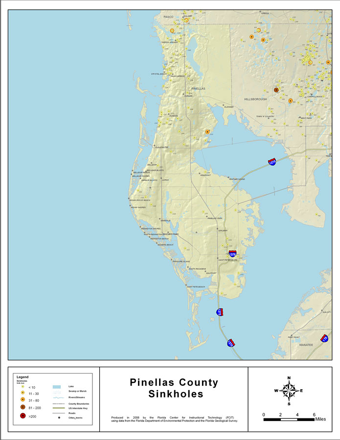 Sinkholes of Pinellas County, Florida 