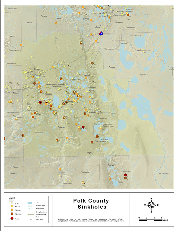 Sinkholes of Polk County, Florida 