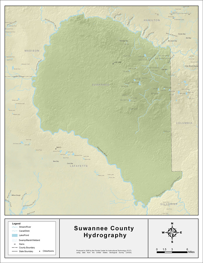 Florida Waterways: Suwannee County