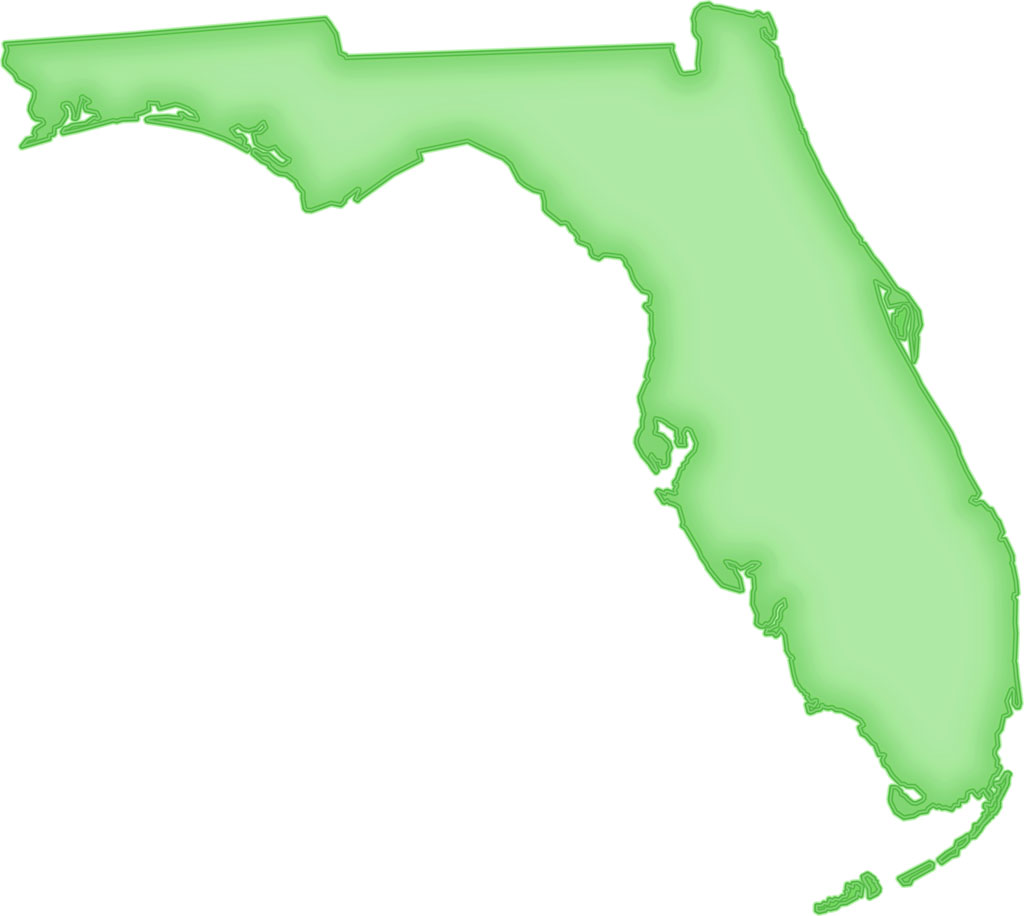clipart map of florida - photo #23