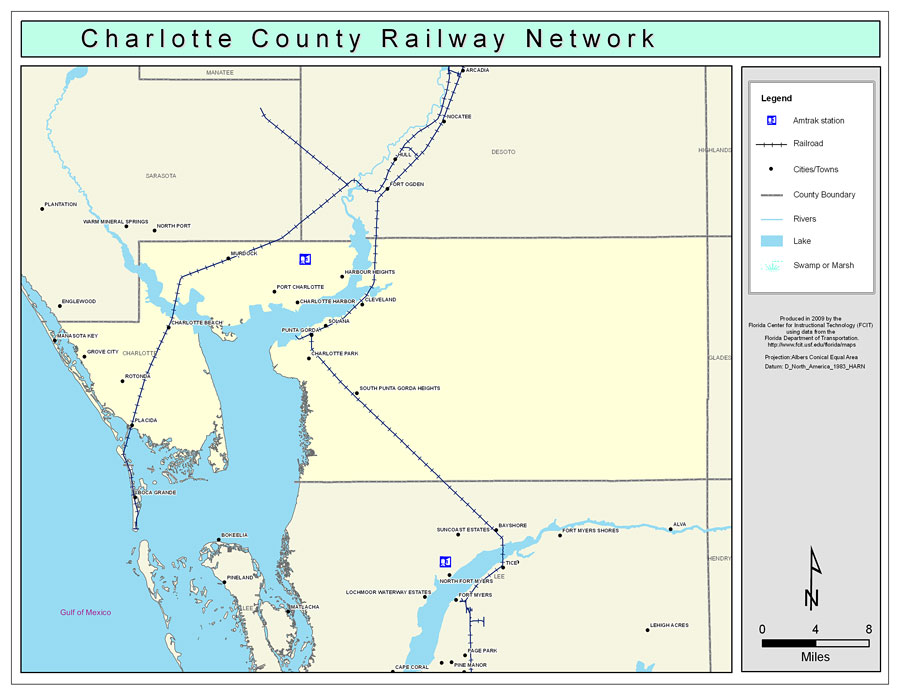 Charlotte County Railway Network- Color