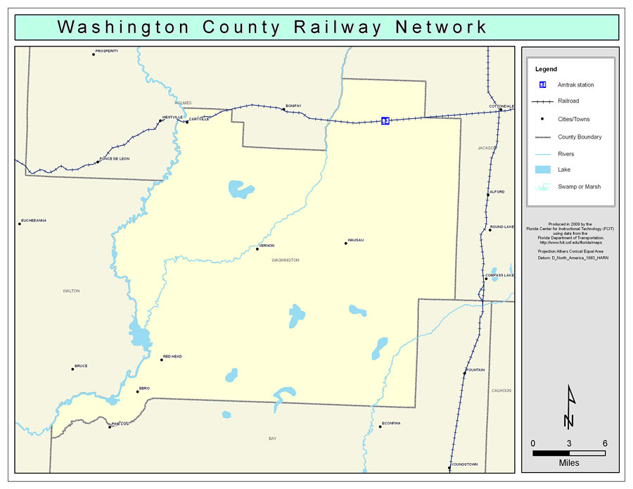 Washington County Railway Network- Color