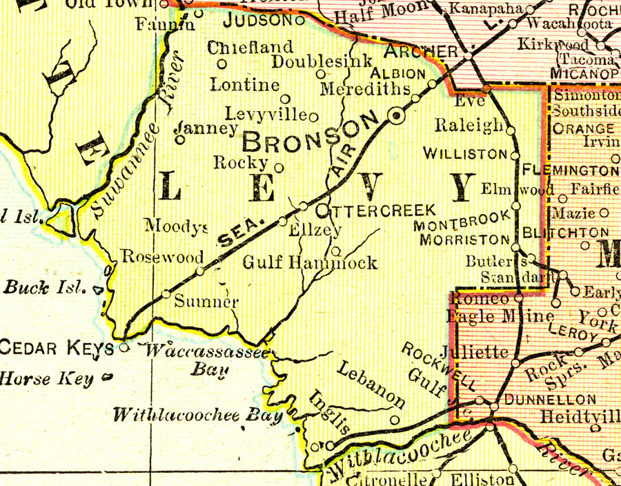 Levy County, 1899