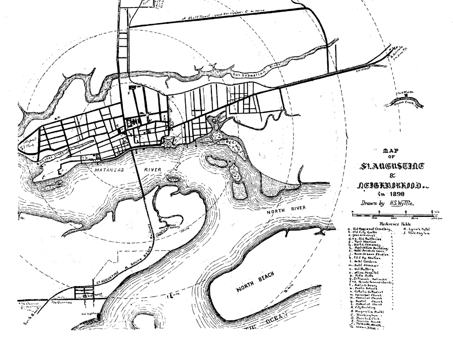 Map of St. Augustine