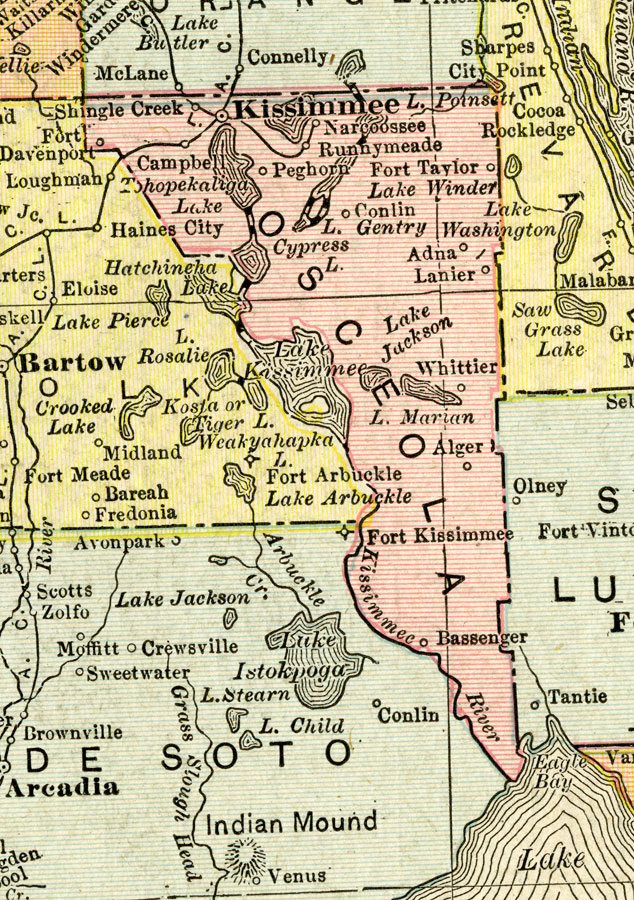 Osceola County Fl Gis Osceola County, 1911