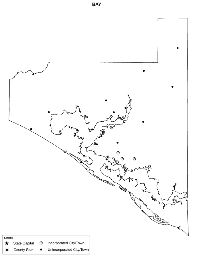 Bay County Cities Outline