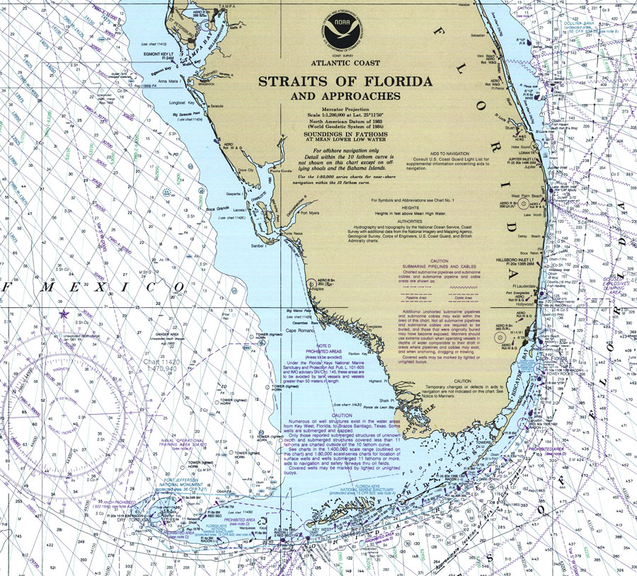 Water Charts Florida