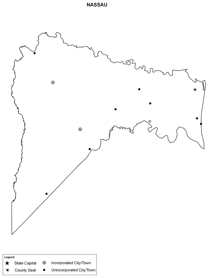 Nassau County Cities Outline
