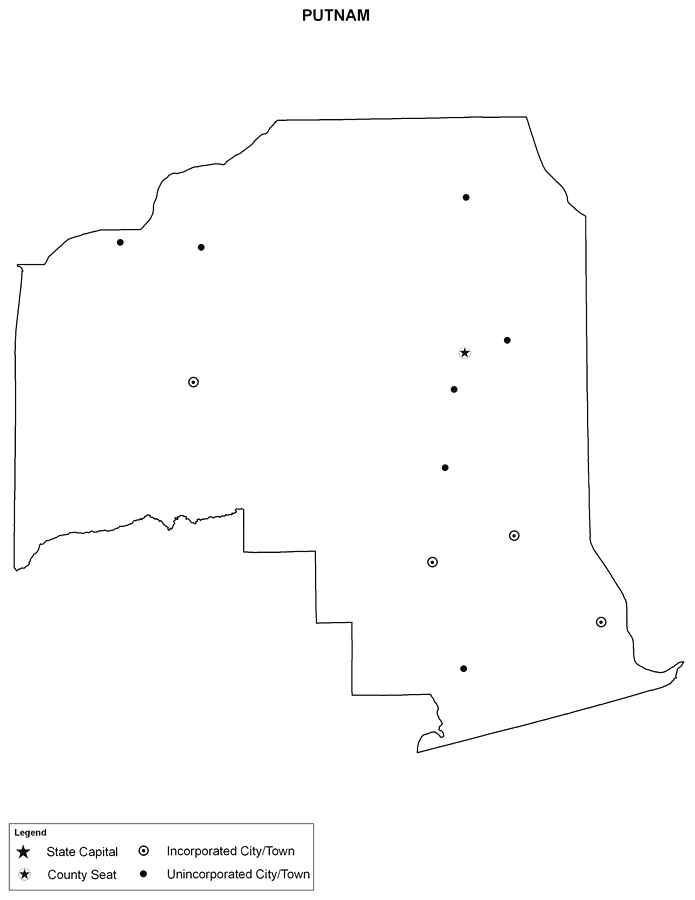 Putnam County Cities Outline